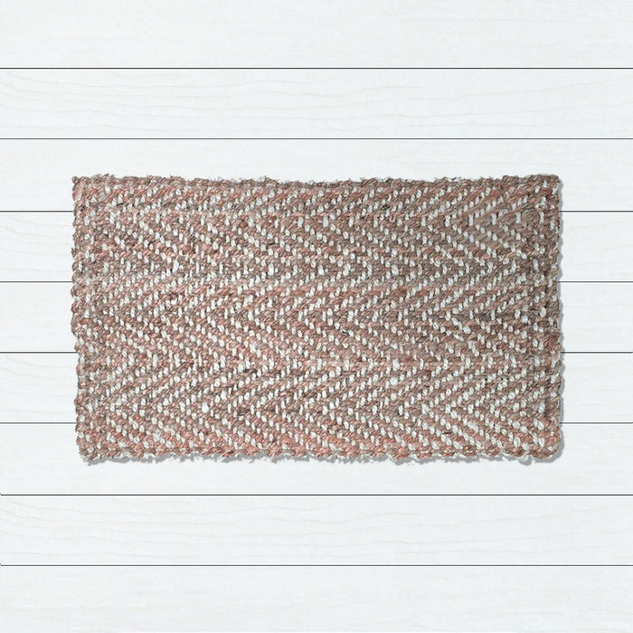 Zig Zag 2 Tone Jute Doormat, 50x80cm