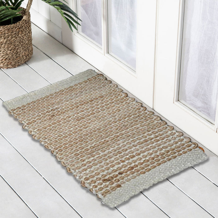 Light Bubble Jute & Coir Doormat, 50x80cm