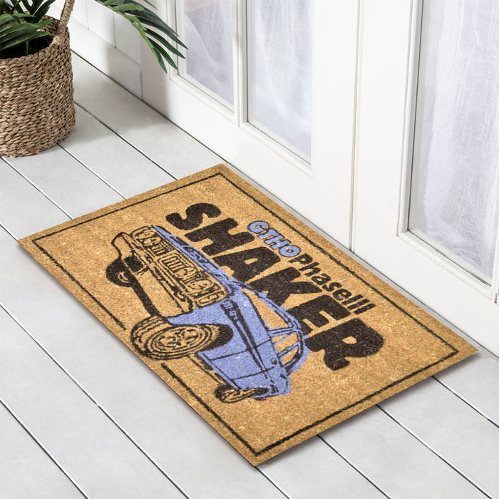 Shaker Latex Backed Coir Doormat, 45x75cm