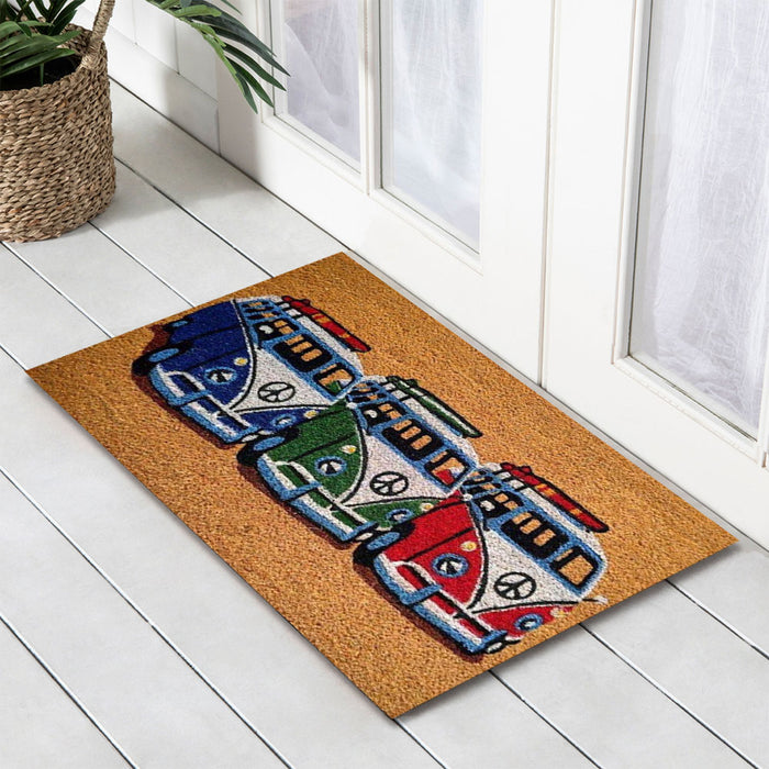 3 Kombies Latex-Coir Doormat, 45x75cm