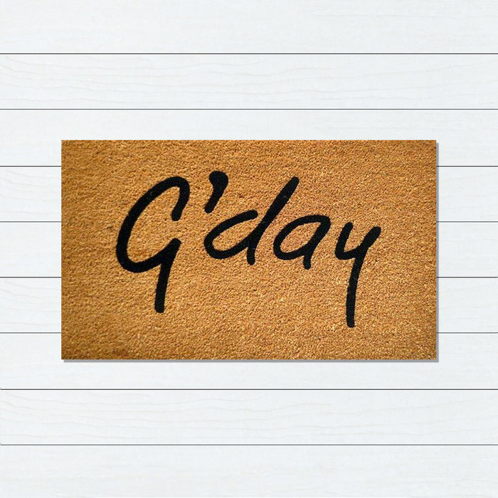 G'day PVC Backed Coir Doormat, 45x75cm