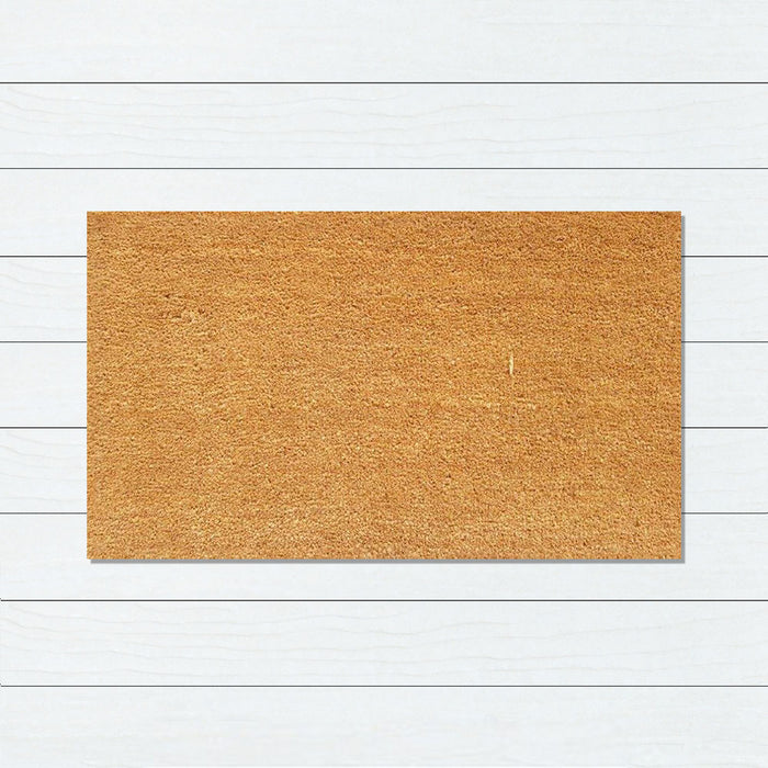 Natural Latex Backed Coir Doormat, 75x120cm