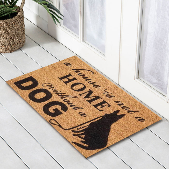 Home Dog Latex-Coir Doormat, 45x75cm