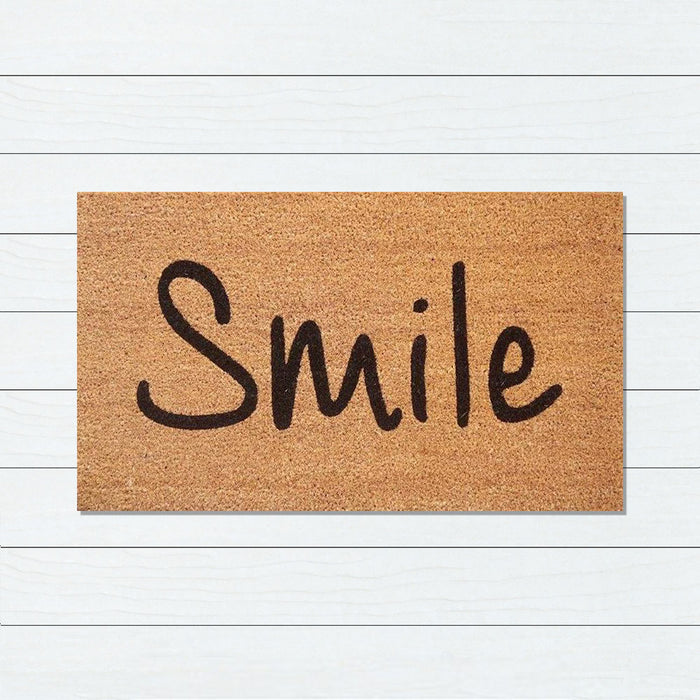 Smile Latex-Coir Doormat, 45x75cm