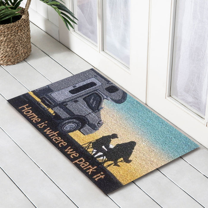 Motor Home Latex-Coir Doormat, 45x75cm