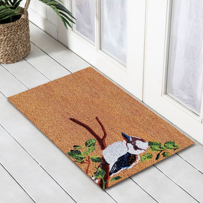 Kookaburra PVC Backed Coir Doormat, 45x75cm