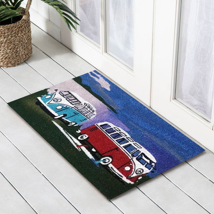 2 Kombies Latex-Coir Doormat, 45x75cm