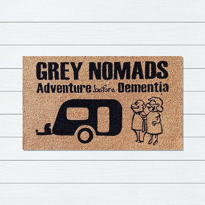 Grey Nomads Latex-Coir Doormat, 45x75cm