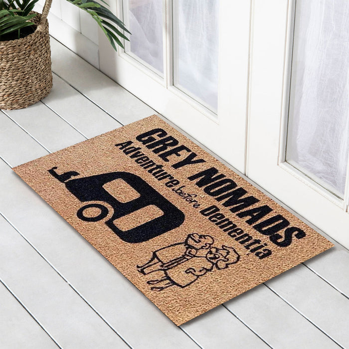 Grey Nomads Latex-Coir Doormat, 45x75cm