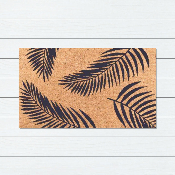 Fern Coir Latex Backed Doormat, 40x60cm