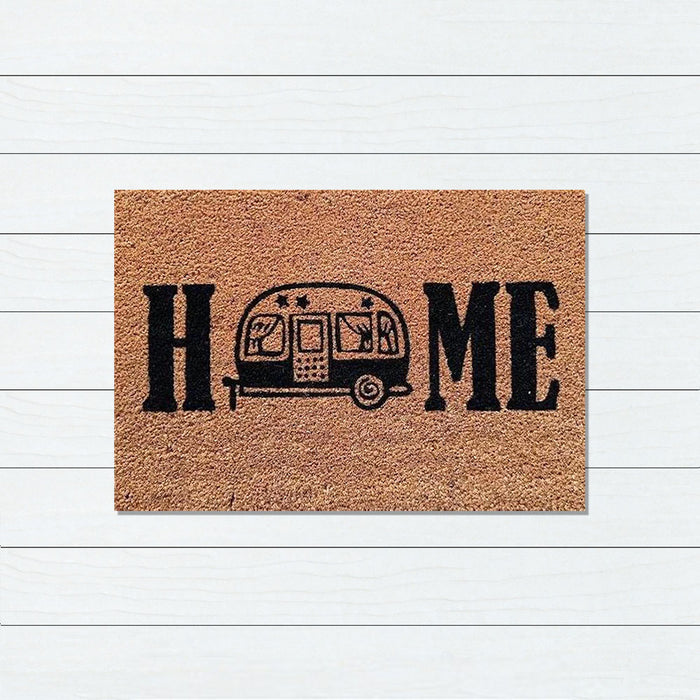 Camper Home Latex Coir Doormat, 40x55cm