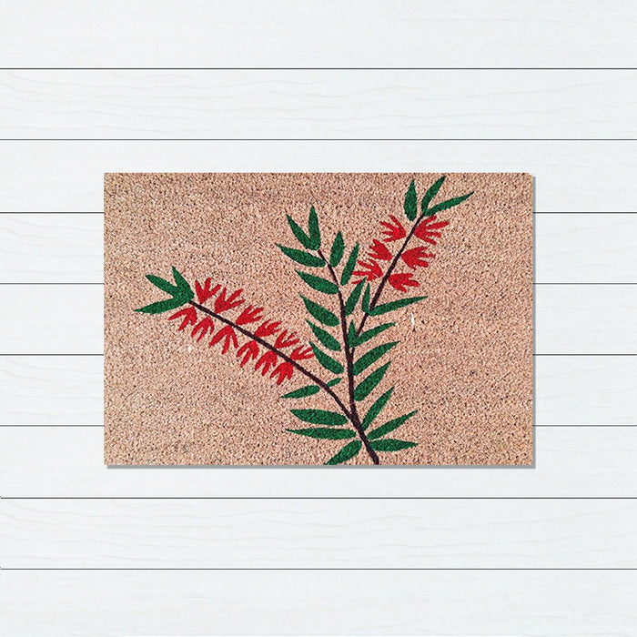 Bottle Brush Latex Coir Doormat, 40x55cm