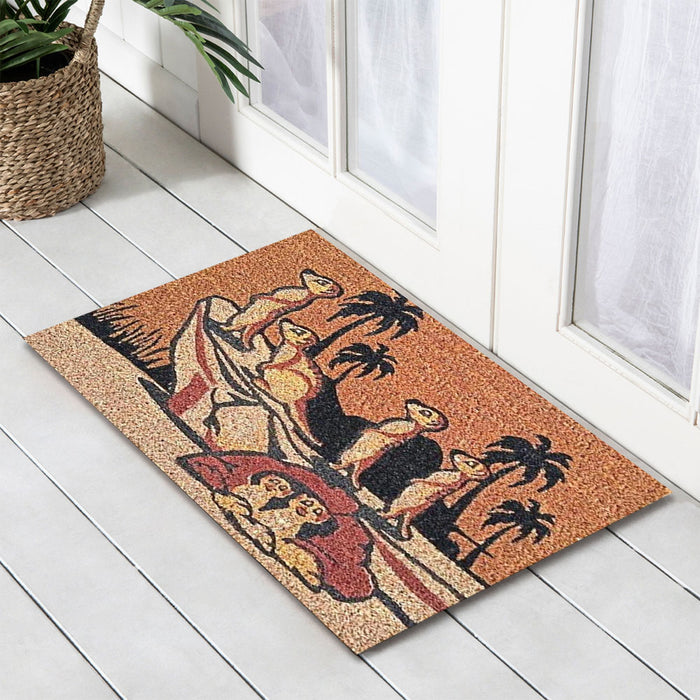 Meerkat Latex Coir Doormat, 40x55cm