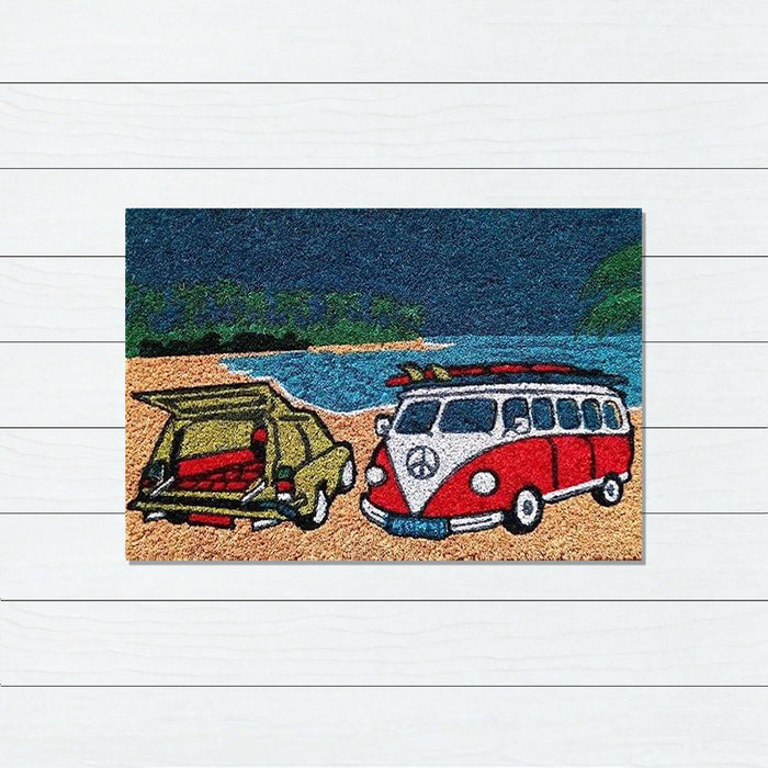 VW's Beach Latex Coir Doormat, 40x55cm