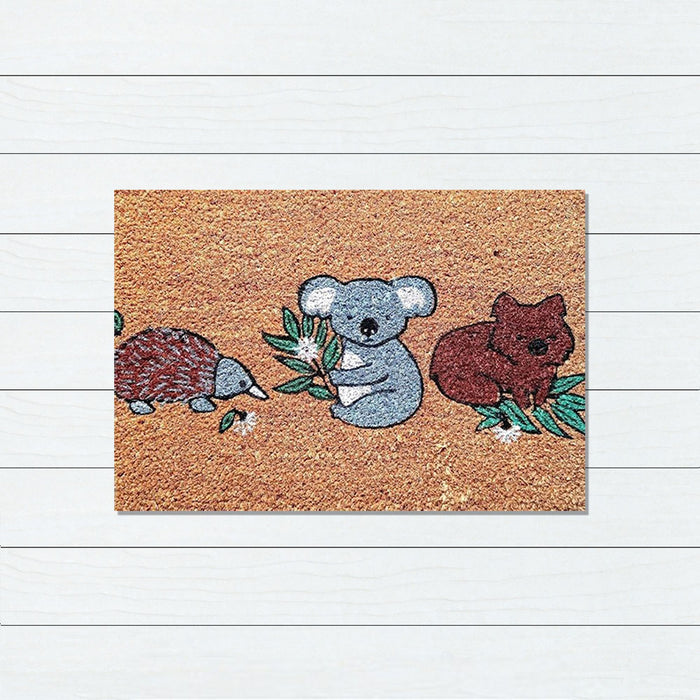 Aussie Animals Latex Coir Doormat, 40x55cm