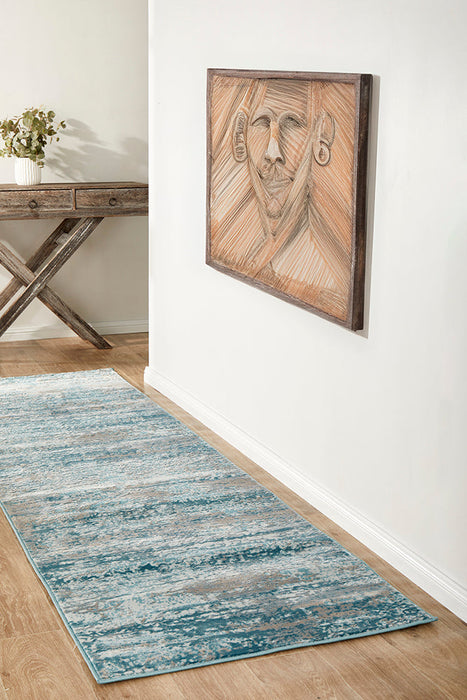 Okayama Olivia Blue Runner Rug