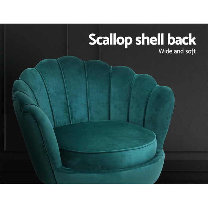 Artemis Armchair Velvet Green Callista