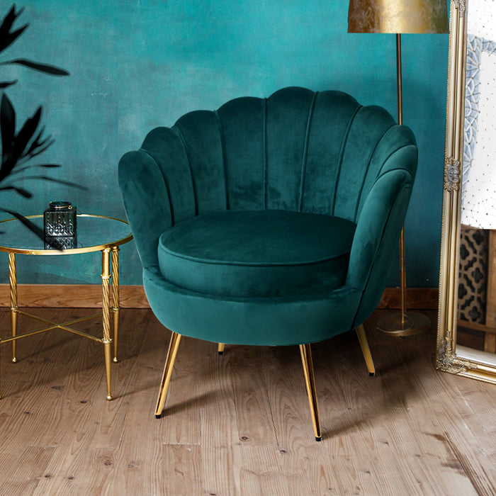 Artemis Armchair Velvet Green Callista