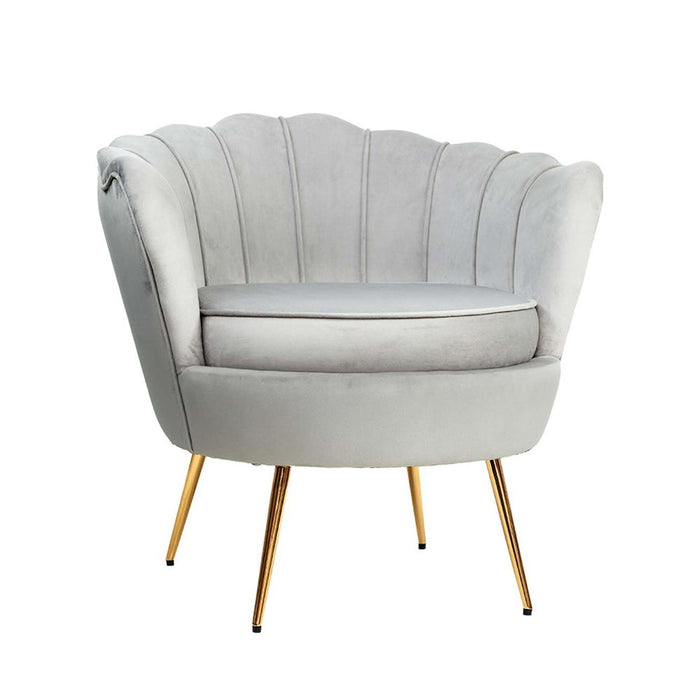 Artemis Armchair Velvet Grey Callista