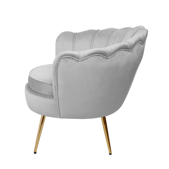 Artemis Armchair Velvet Grey Callista