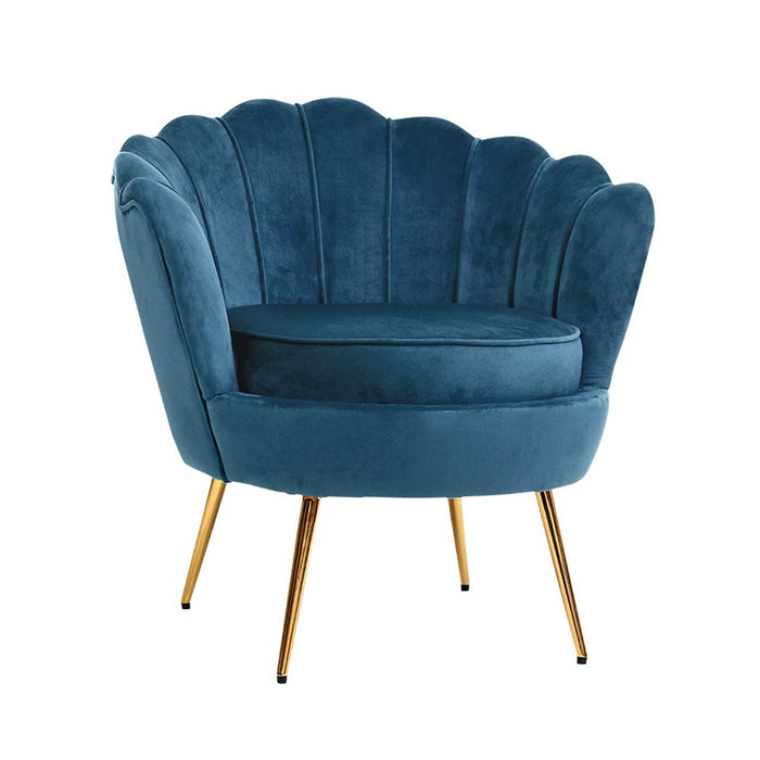 Artemis Armchair Velvet Blue Callista