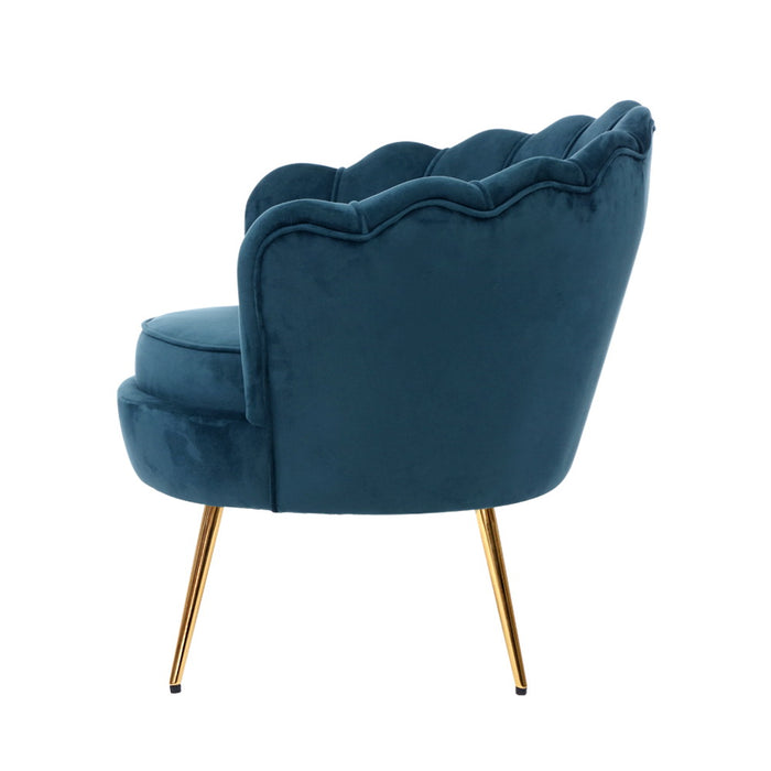 Artemis Armchair Velvet Blue Callista