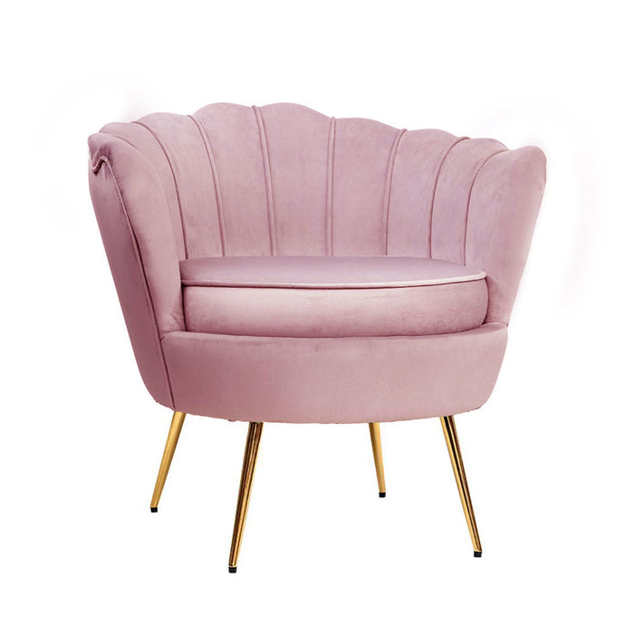 Artemis Armchair Velvet Pink Callista