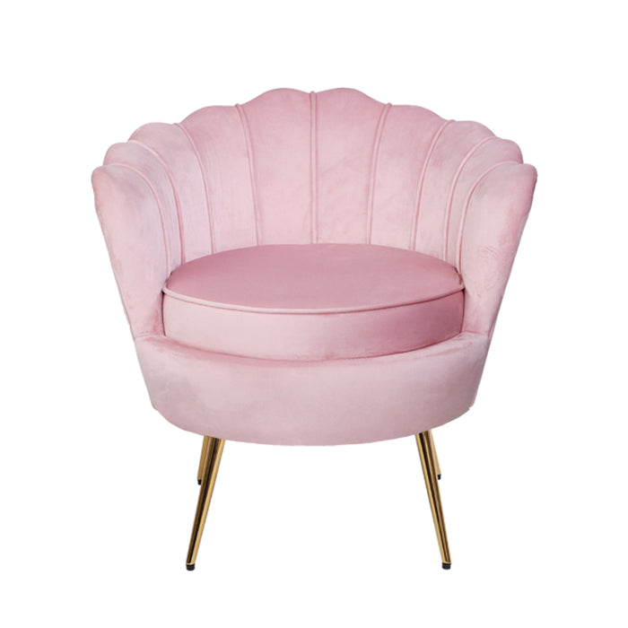 Artemis Armchair Velvet Pink Callista