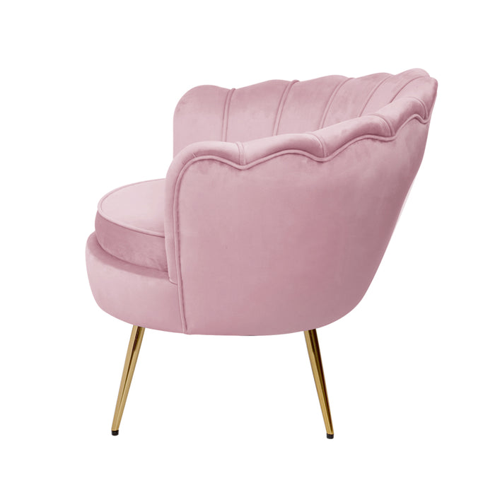 Artemis Armchair Velvet Pink Callista