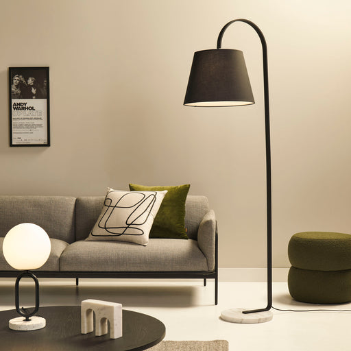 Silas Floor Lamp Black, Lamps, Ozark Home 