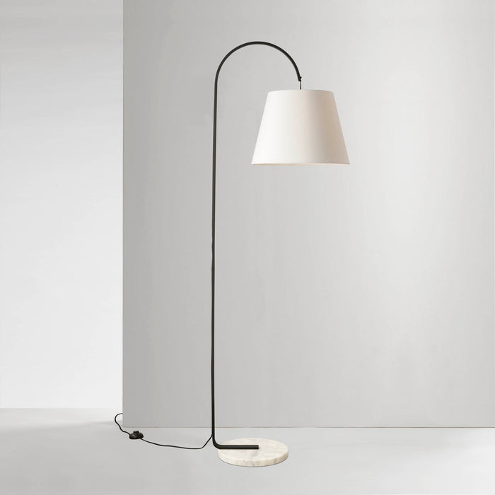 Silas Floor Lamp White, Lamps, Ozark Home 