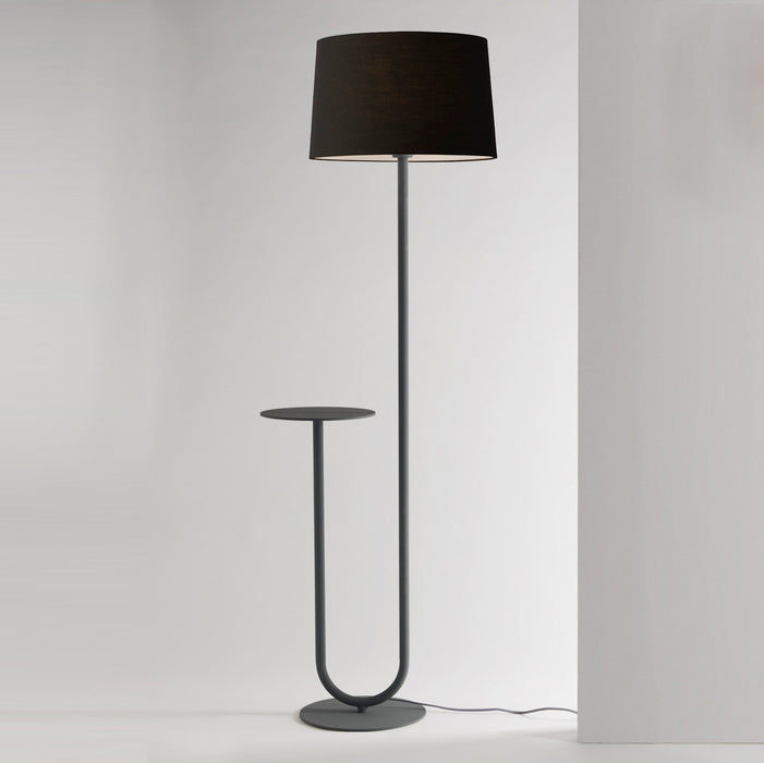 Esta Charcoal Floor Lamp Black, Lamps, Ozark Home 