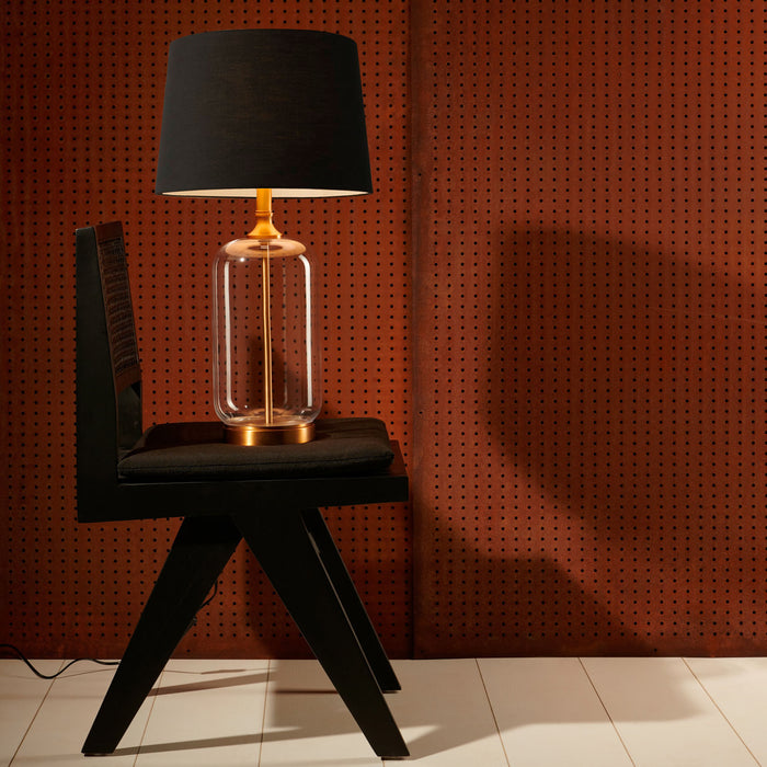 Kita Table Lamp Black, Lamps, Ozark Home 