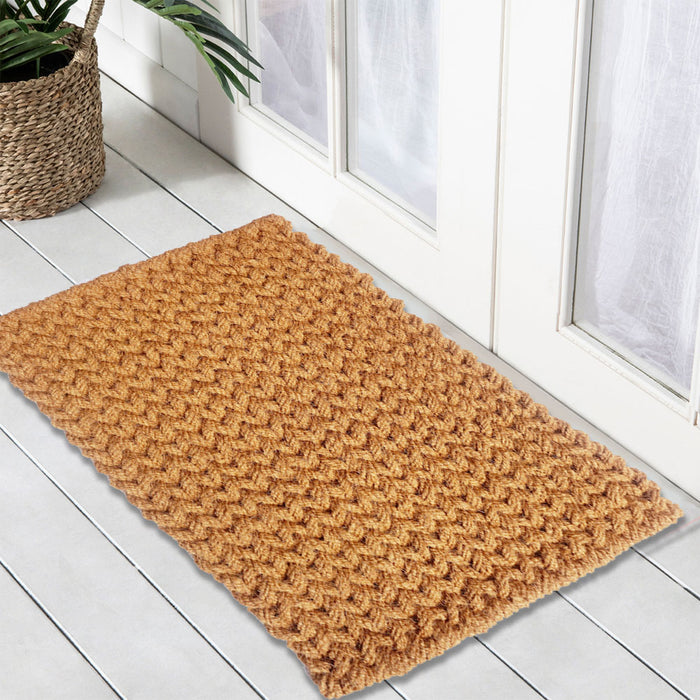 Coir Rope Knit Weave Doormat 60X120cm, Door Mats, Ozark Home 