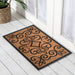 Embossed Swirl Rubber & Coir Doormat 60x95cm, Door Mats, Ozark Home 