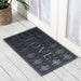 Rubber Metallic Silver LOVE Doormat 45x75cm, Door Mats, Ozark Home 