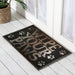 Rubber Metallic Copper PAWS Doormat 45x75cm, Door Mats, Ozark Home 