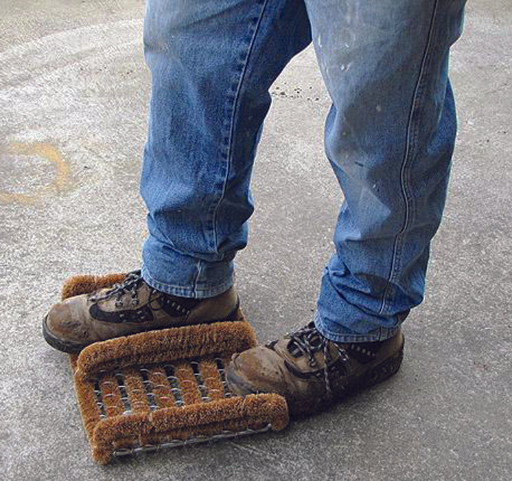 Coir & Wire Doormat, 30x35cm, Door Mats, Ozark Home 