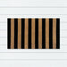 Black Stripes Premium FM2 Doormat 50x80cm, Door Mats, Ozark Home 