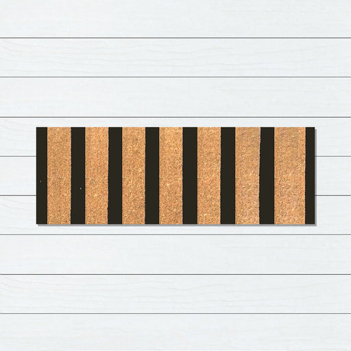 Black Stripes Premium FM2 Doormat 39x119cm, Door Mats, Ozark Home 