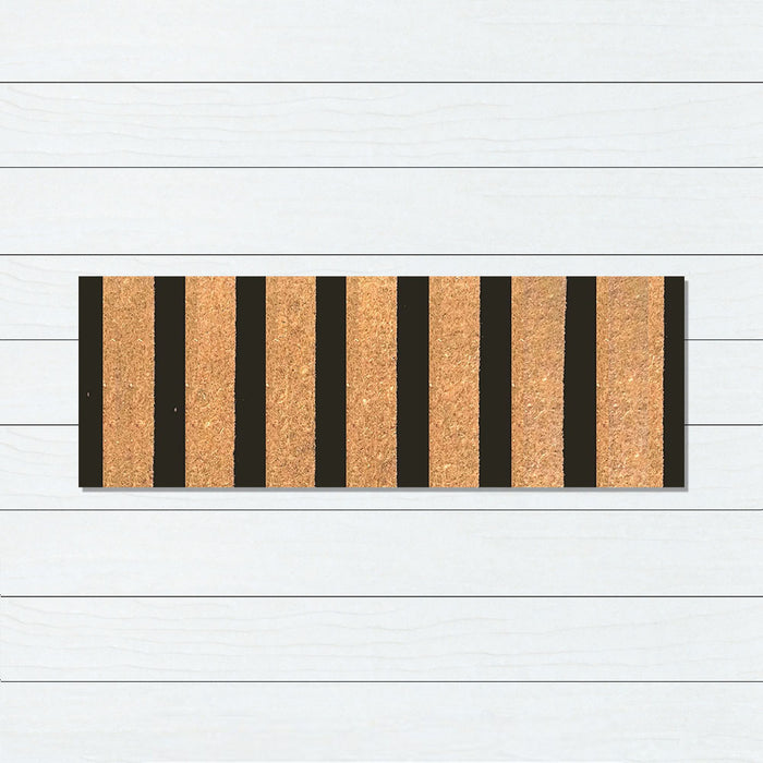 Black Stripes Premium FM2 Doormat 39x119cm, Door Mats, Ozark Home 