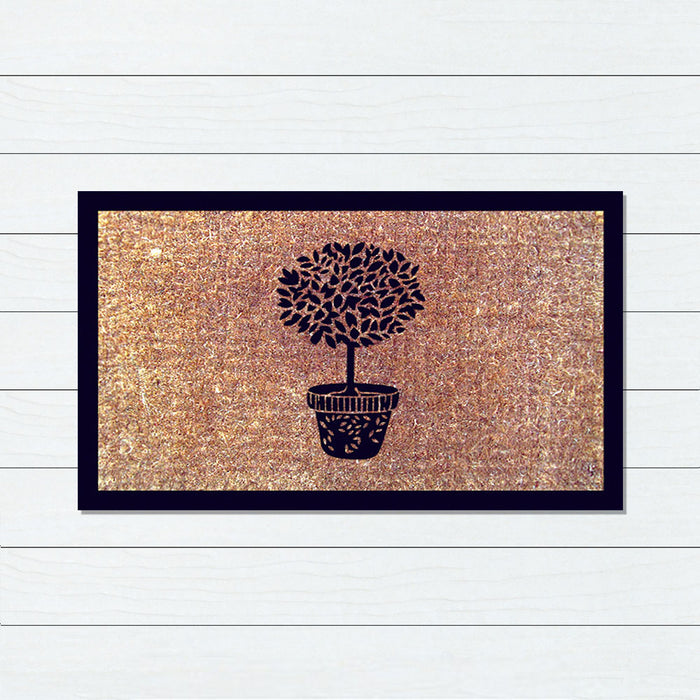 Topiary Tree Bk Premium FM2 Doormat 50x80cm, Door Mats, Ozark Home 