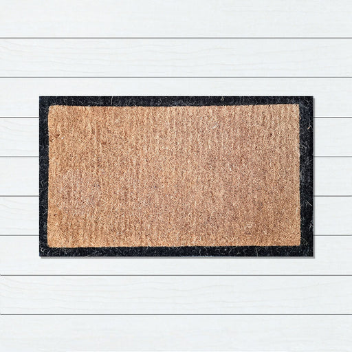 Black Border Premium FM2 Doormat 50x80cm, Door Mats, Ozark Home 