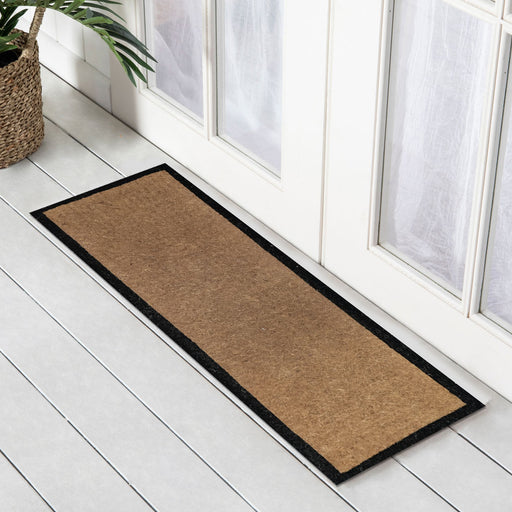 Black Border Premium FM2 Doormat 39x119cm, Door Mats, Ozark Home 