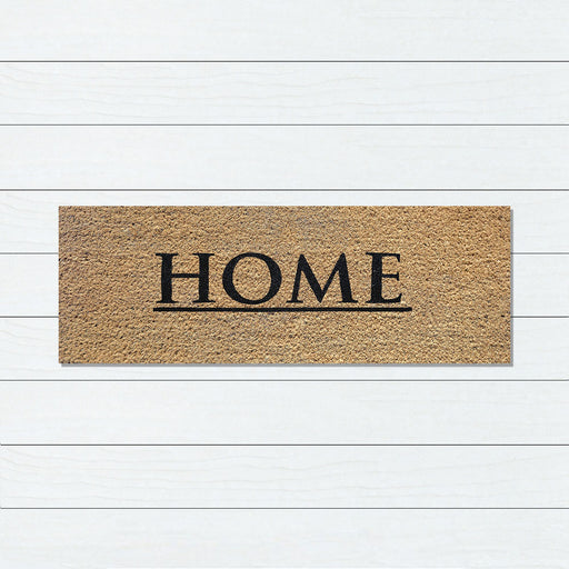 Home PVC Backed Coir Doormat 45x110cm, Door Mats, Ozark Home 