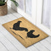 Roosters PVC Backed Coir Doormat 45x75cm, Door Mats, Ozark Home 