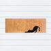 Stretching Cat PVC Backed Coir Doormat 45x110cm, Door Mats, Ozark Home 