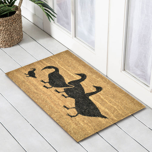 Ducks PVC Backed Coir Doormat 45x75cm, Door Mats, Ozark Home 