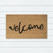 Welcome, PVC Backed Doormat, 45x75cm - Ozark Home