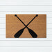 Oars PVC Backed Coir Doormat 45x75cm, Door Mats, Ozark Home 